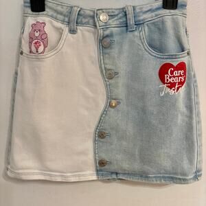 Care Bears Girls Denim Skirt Size 12/14 L by Justice